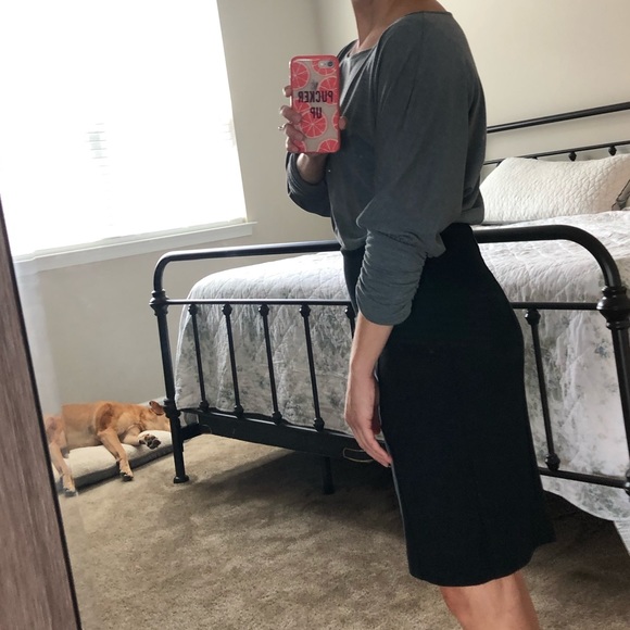 NY&Co Gray and Black Dress Size Small - Picture 5 of 6